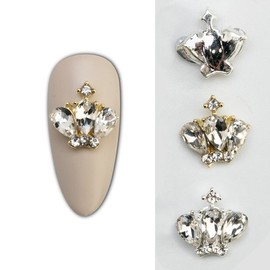 Crystal Crown Jewel Nail Parts / 크리스탈 크라운 보석 네일파츠