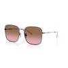 Vogue Eyewear Woman Sunglasses Light Violet Frame, Pink Gradient Brown