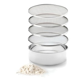 Tamizador 4 Mallas Intercambiables De Acero Inox 25 Cm Lacor