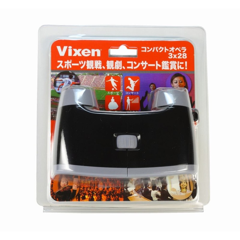Vixen opera glasses compact opera 3x28 (black) 12301-8