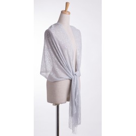Aurora Floral Lamé Shawl Stole, Weddings, Parties, Made in Japan; After-parties, Recitals, Party Dress, Concerts, Recitals, Thank You Parties, Graduation Ceremonies, School Entrance Ceremonies,