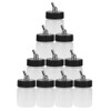 OPHIR 10x 22CC Dual Action Airbrush Plastic Bottle Jars Professional