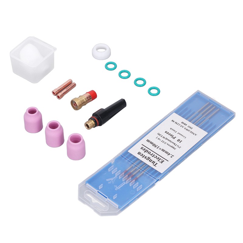 TIG Torch Accessories Welding Gas Lens and Nozzle Glass Cup