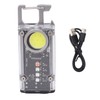 Mini COB Work Light 8 Mode Portable Rechargeable Magnetic Hook