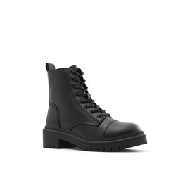 ALDO Women's Goer Combat Boot, Black, 8.5