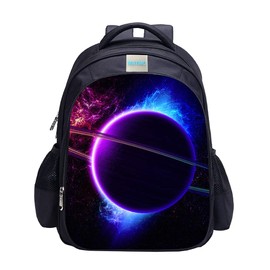 MATMO Soccer Backpack for Boys, Soccer Print Backpack Cool Football Pattern School Bag, Galaxy Backpack 16, OneSize, Cartoon
