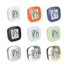 MARATHON Compact Alarm Clock with Temperature & Date, Pink -