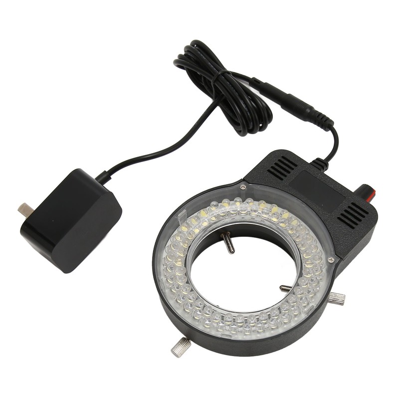 Microscope Ring Light 52 LED Beads Adjustable Easy Mounting Ring