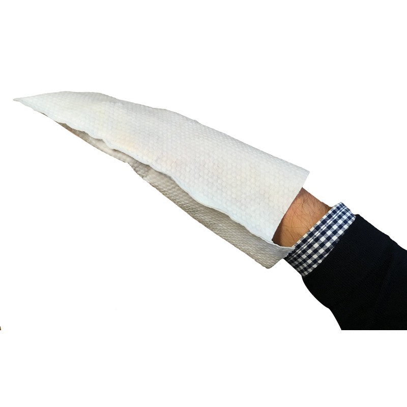 Disposable Wet Wash Mitts 24 Pack = 192 Pieces Wash