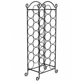 Wine Rack Free Standing Floor Stand - Racks Hold 21 Bottles of Your Favorite Wine - Large Capacity Elegant Wine Storage for Any Bar, Wine Cellar, Kitchen, Dining Room, etc，Wine Rack Bottles Metal