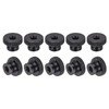 sourcing map Knurled Thumb Nuts, 10Pcs M5 x 16 x