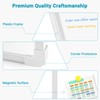 AMUSIGHT Double-Sided White Board, 16" x 12" Dry Erase Board