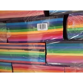 Kreative Arts Hojas de Colores Fuertes Paquete con 100pz Surtidos