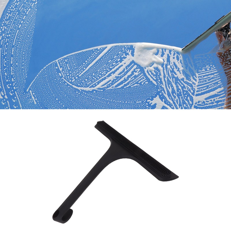 Glass Wiper with Non Slip Handle Silicone Window Cleaner Squeegee
