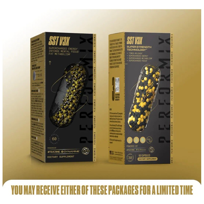 Performix Sst V3x Pre Entreno 350mg 60 Cápsulas
