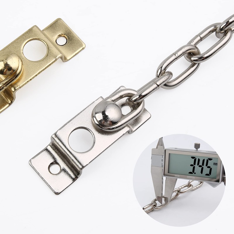 HASWARE Door Chain Lock,Door Latch Sturdy Premium Thickened Chain Locks