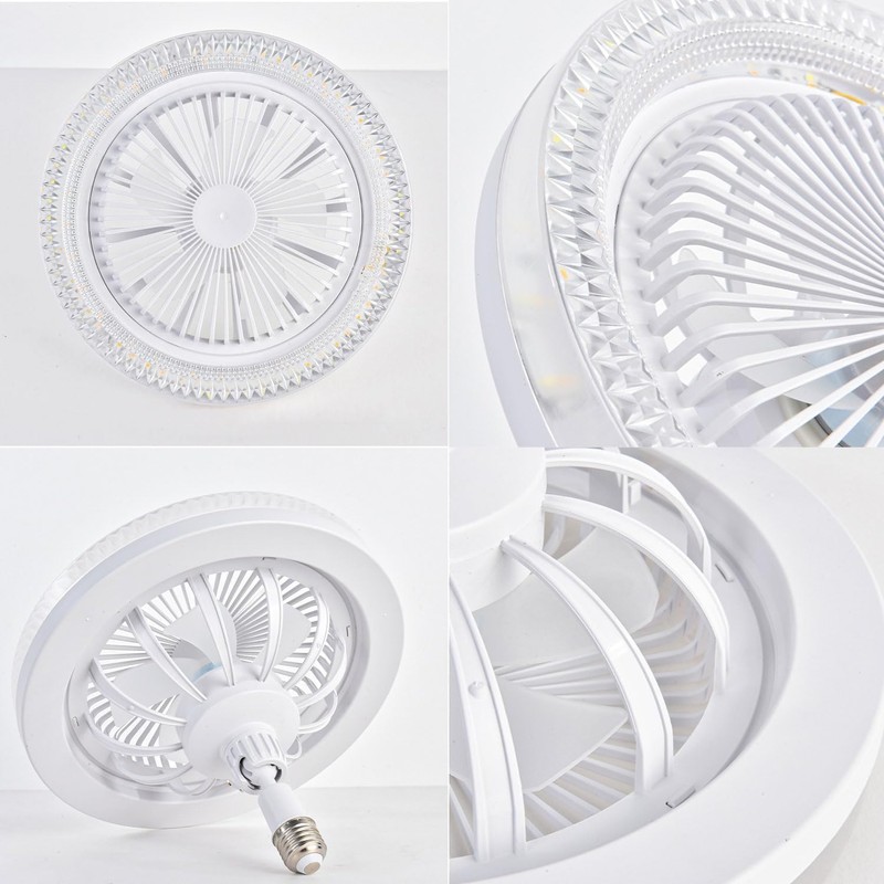Shengruili Fan lamp, ceiling fan with LED light E27, ceiling
