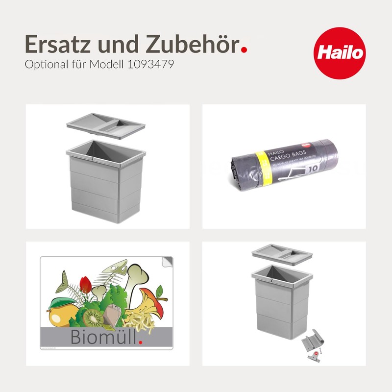 Hailo Inner Bin 1093479 | 18 Litre Double Handle |