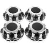 4pcs 8-Lug Chrome Wheel Center Caps Fit for Chevy Silverado,