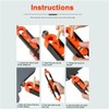 Scribing Ruler Contour Gaug with Lock, Precisely Copy Irregular Shapes