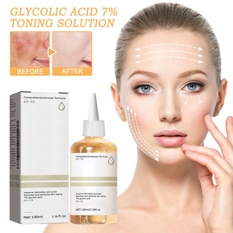 100 ml Glycolic Acid Toner, Glycolic Acid Peeling 7% Ige