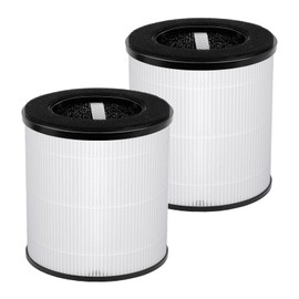 Leadaybetter 2 Pack B-D02U H13 HEPA Filter Replacement Compatible with VEWIOR B-D02U Air Purifier，Also Matched With MOOKA B-D02L Air Purifiers filter，3-in-1 H13 True HEPA Filter