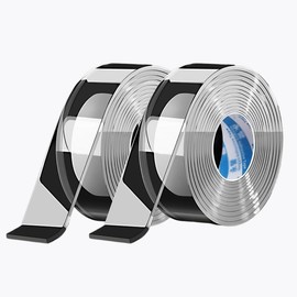 JMYBGC Extra Wide Nano Double Sided Tape - Removable Washable Adhesive for Walls, Home, Tiles, Glass, Mirror - No Residue Heavy Duty Sticky Tape (3 Roll) (1.2 in +1.2 in)