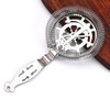 WANAONE Stainless Steel Cocktail Strainer with Removable Spring (Silver)