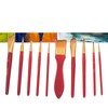 11Pcs Acrylic Paint Brushes Seamless Interface Strong Water Absorption Smoothly