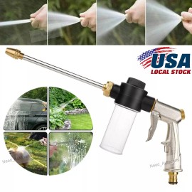 Luck_Mall High Pressure Power Washer Water Spray Gun Nozzle Wand Attachment Garden Hose