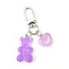 4Trails Gummy Bear Keychain with Heart Charm, Resin Bear Lucky