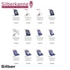 SILBERKANNE Pocket Notepad with Ballpoint Pen Smooth 9 x 6