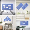Large Cork Board for Office, 8 Pack Felt Wall Tiles