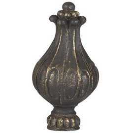 Cal Lighting FA-5065A Metal Cast Finial, 3" x 1.5" x 3"