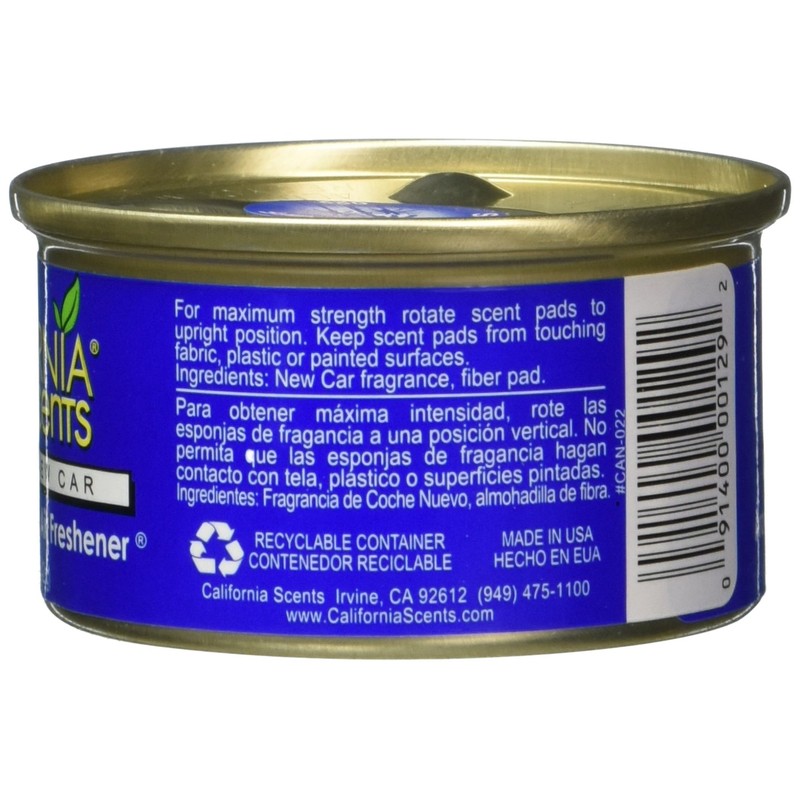 California Scents Spillproof Can Air Freshener Eco-Friendly Odor Neutralizer for