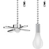 Ceiling Fan Pull Chain Extender, 24-inch Extra Long with Decorative