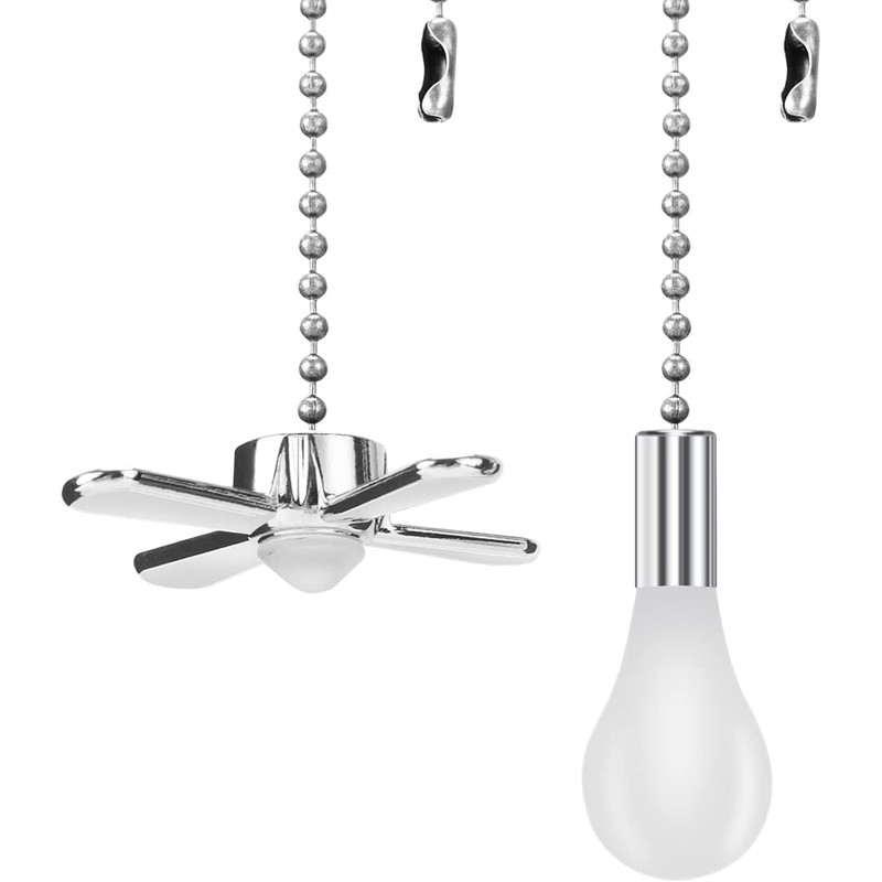 Ceiling Fan Pull Chain Extender, 24-inch Extra Long with Decorative