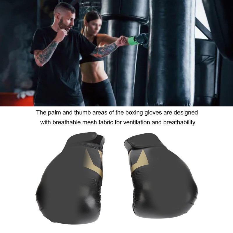 Boxing Gloves for Men and Women PU Polyurethane Adjustable Breathable