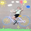 JOYIN 120 PCS Sidewalk Chalks for Kids Giant Box Non-toxic
