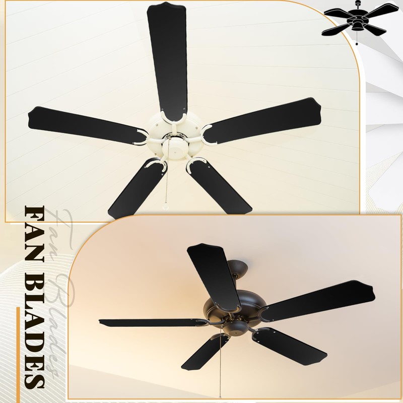 Lineshading 20'' Replacement Fan Blades for 52" Ceiling Fan Waterproof