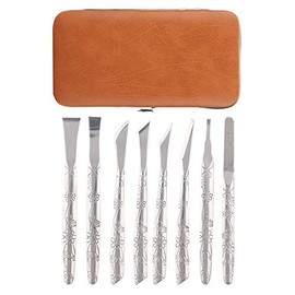 Kit Profesional de Pedicura, 8 Piezas de Limas de Acero Inoxidable para Uñas Encarnadas, Callos y Piel Muerta, con Cepilladora y Afeitadora para Pies