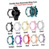 Gatuida 5 Watch Accessories Shell Double Rhinestones Protective Case Watch