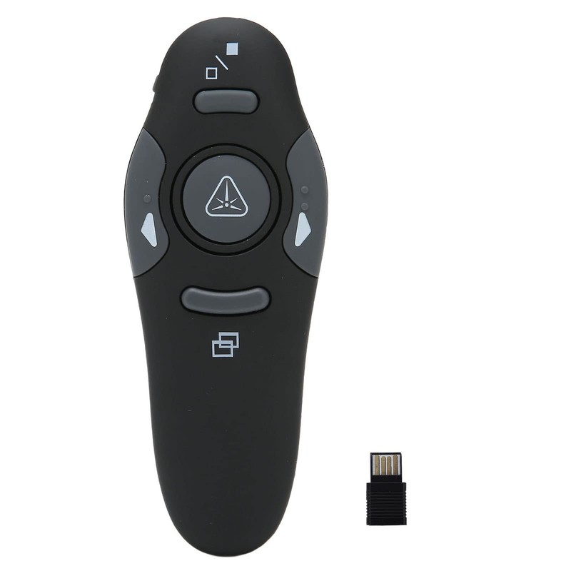 Presentation Clicker, Multifunctional, Ergonomic Handle, Widely Compatible, Practical, Practical Presentation