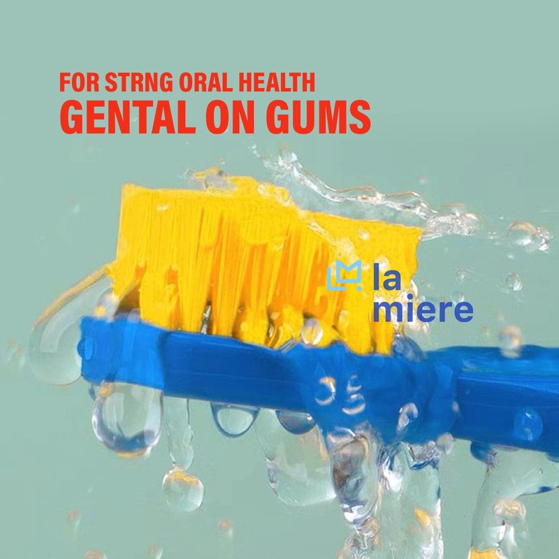 LA MIERE V-Shaped + U-Shaped Orthodontic Toothbrush Soft Bristle (2pcs)