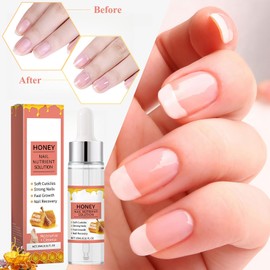 Nail Cuticle Oil - Nagel öl für Nägel & Nagelhaut - Honey Nagelöl Repair & Protect - Feuchtigkeitspflege Nagelpflegeöl - Nagelhautöl Pflege für Hände und Füße, Stärkere Nägel - 15 Ml