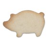 Staedter Lucky Pig Cookie Cutter, 7 cm, Stainless Steel, Silver