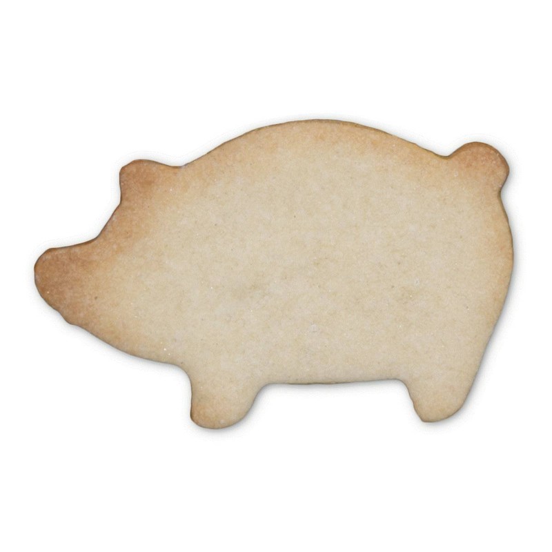 Staedter Lucky Pig Cookie Cutter, 7 cm, Stainless Steel, Silver