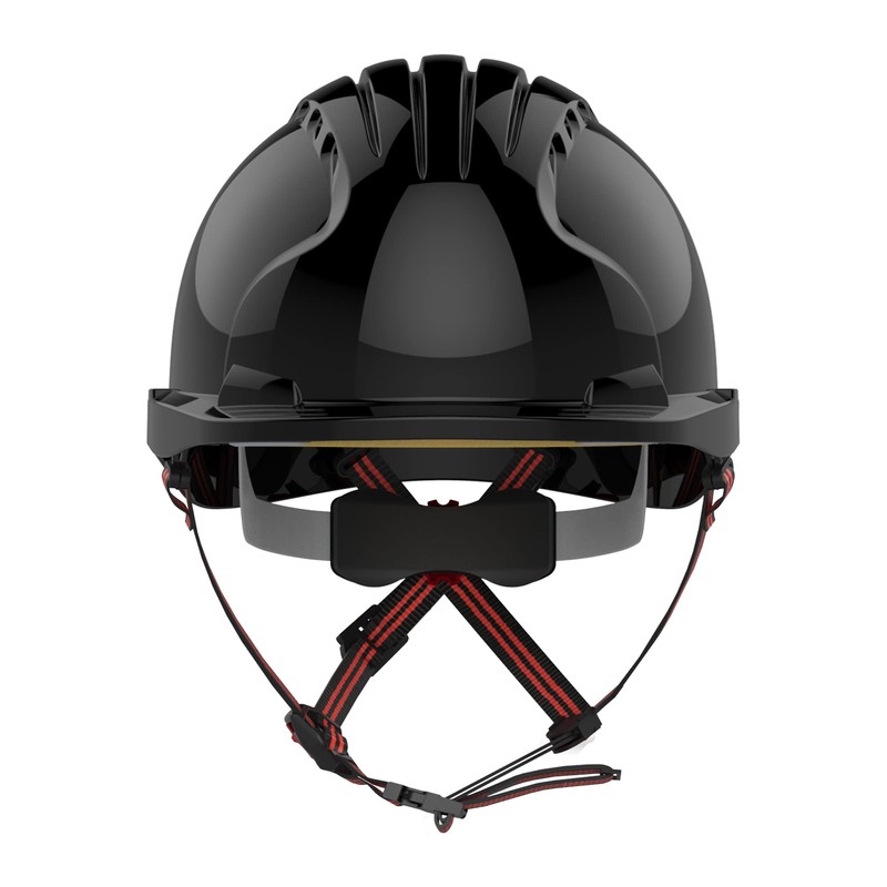 JSP EVO5 Dualswitch Industrial Safety And Climbing Helmet Vented Black