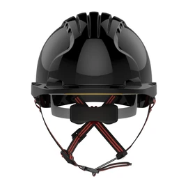 JSP EVO5 Dualswitch Industrial Safety And Climbing Helmet Vented Black (AKS270-001-100)