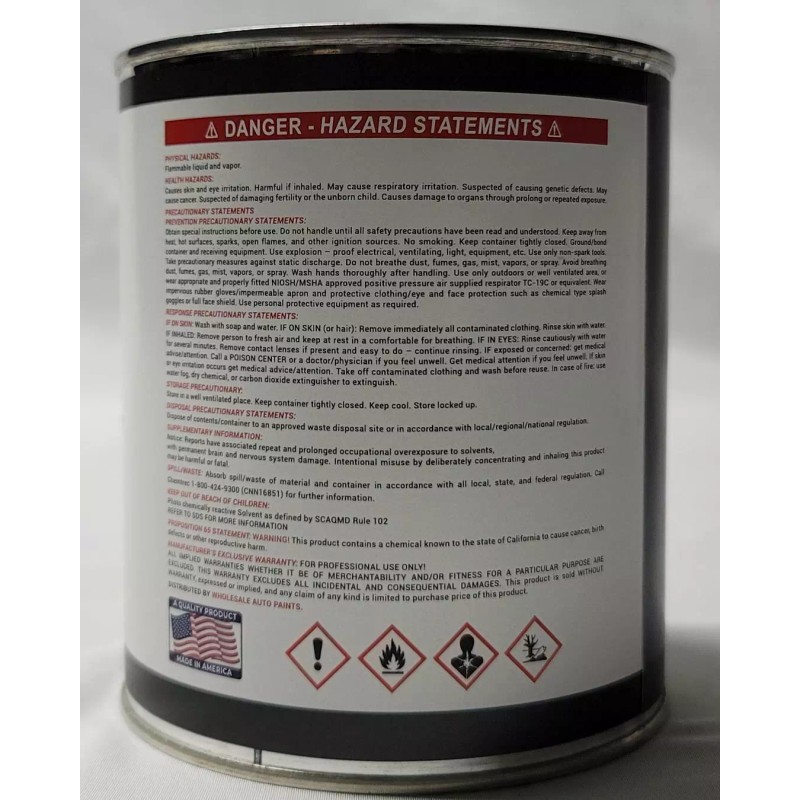 VISION AUTO PAINT # 1150 High Gloss Black Metallic Single